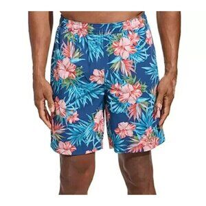 NEW Kirkland Signature Mens XL Hawaiian Floral Swim Shorts Stretch Fabric